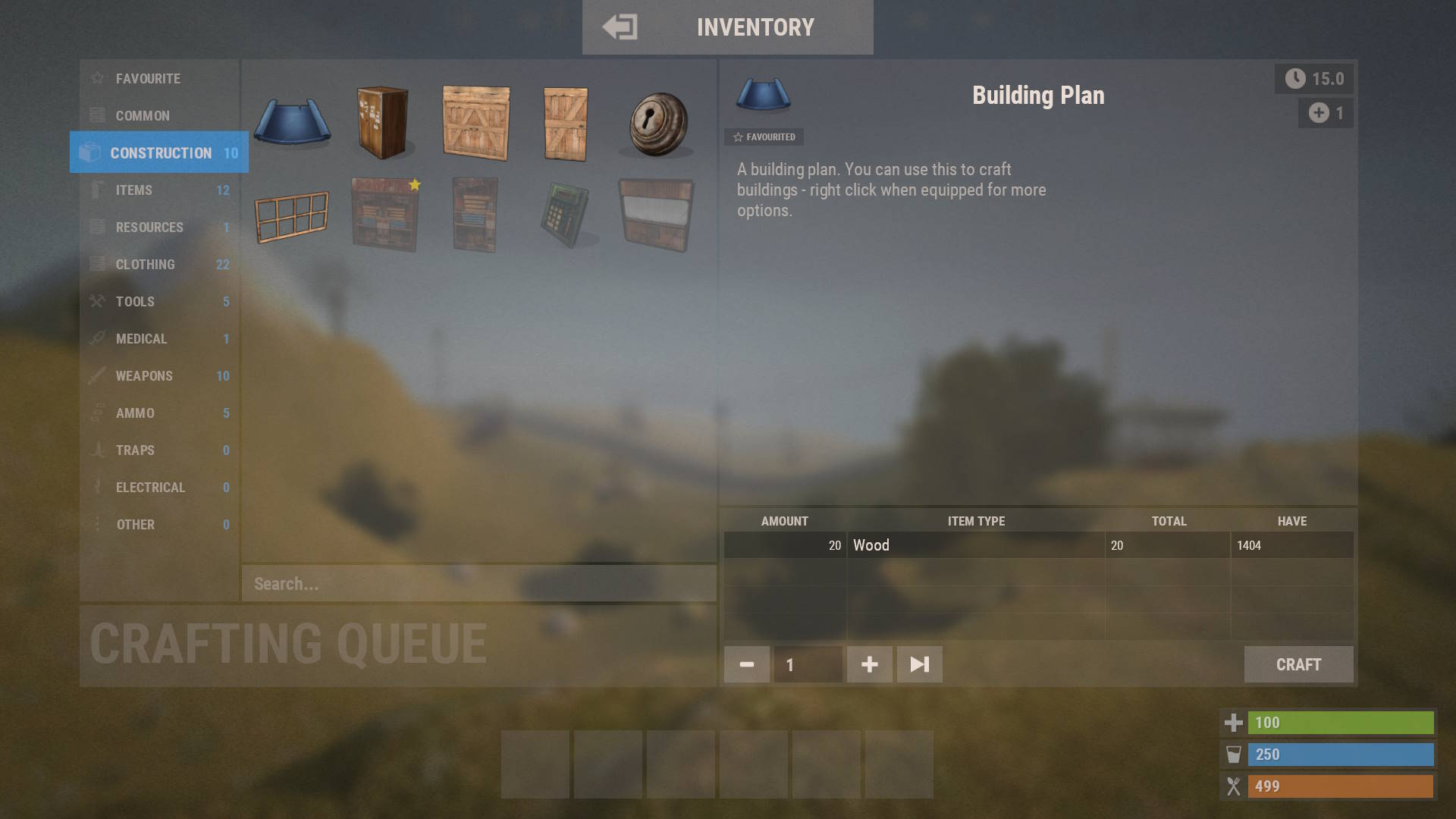 GRust — Explore, Build and Survive